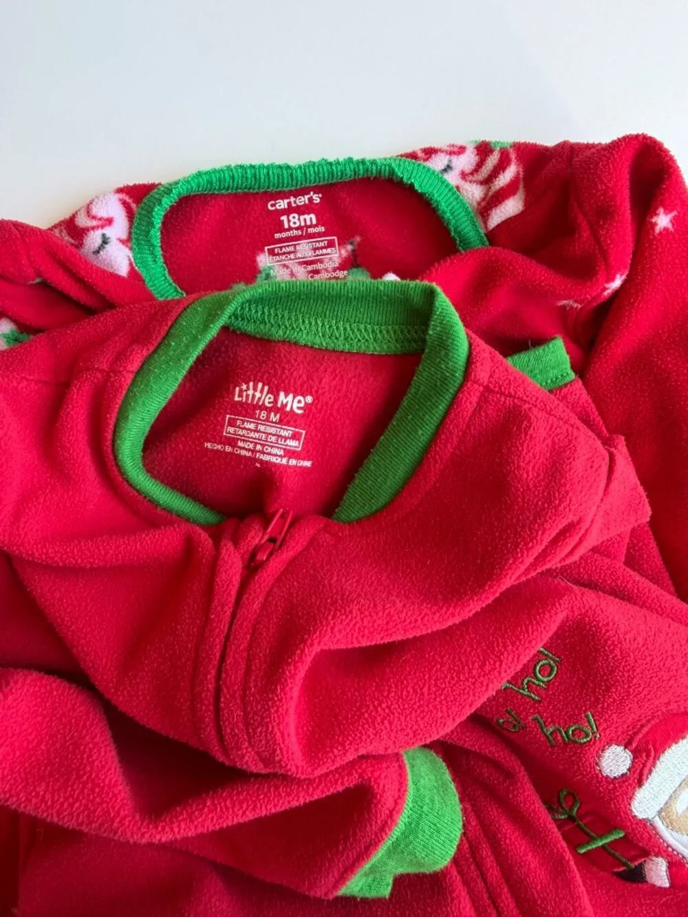 Carters set fleece